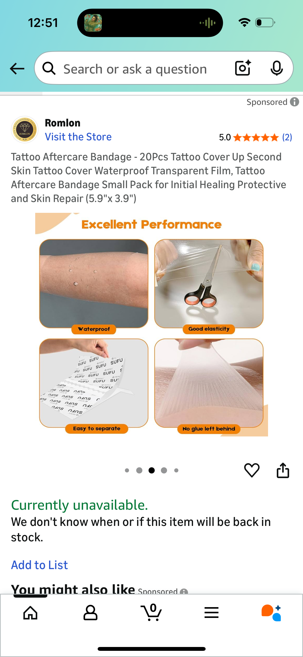 Tattoo Aftercare Bandage - 20Pcs Tattoo Cover Up Second Skin Tattoo Cover Waterproof Transparent Film, Tattoo Aftercare Bandage Small Pack for Initial Healing Protective and Skin Repair (5.9"x 3.9")