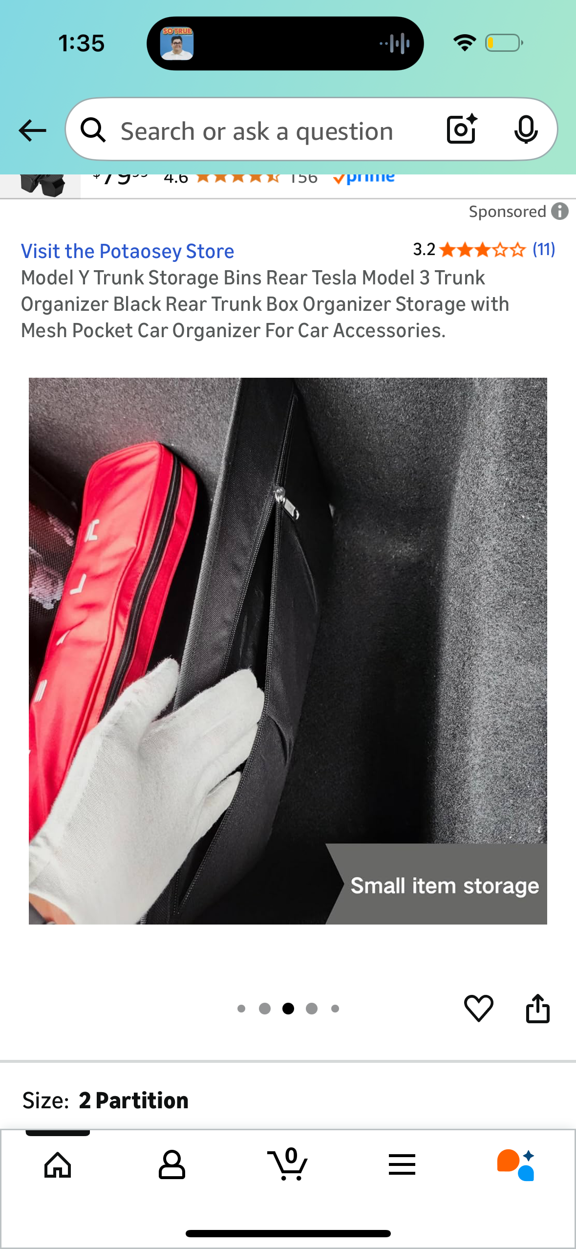 Model Y Trunk Storage Bins Rear Tesla Model 3 Trunk Organizer Black Rear Trunk Box Organizer Storage with Mesh Pocket Car Organizer For Car Accessories.