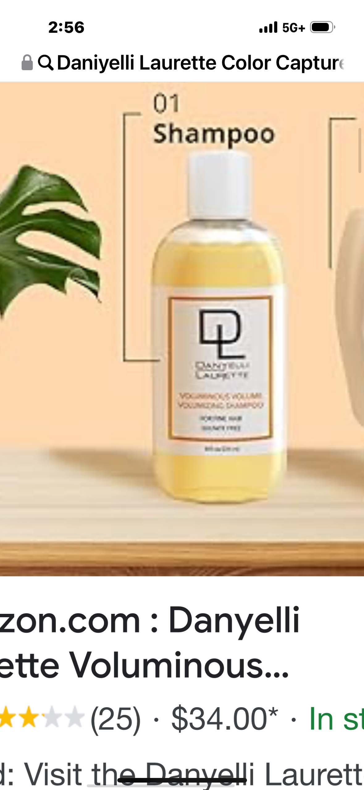 Daniyelli Laurette Color Capture Color Safe Shampoo for Color Treated Hair