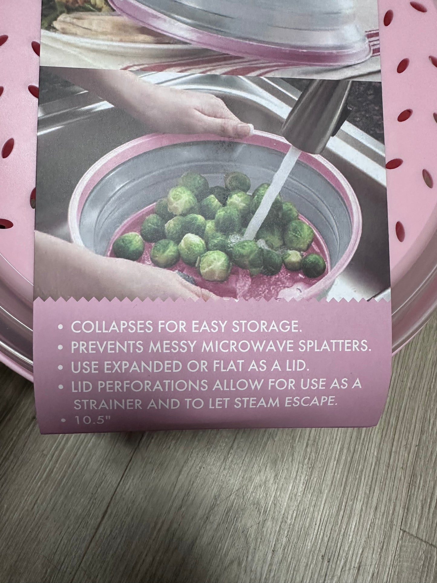 Phantom Chef - Foldable Microwave Covers (They double as strainers) 2 PC )