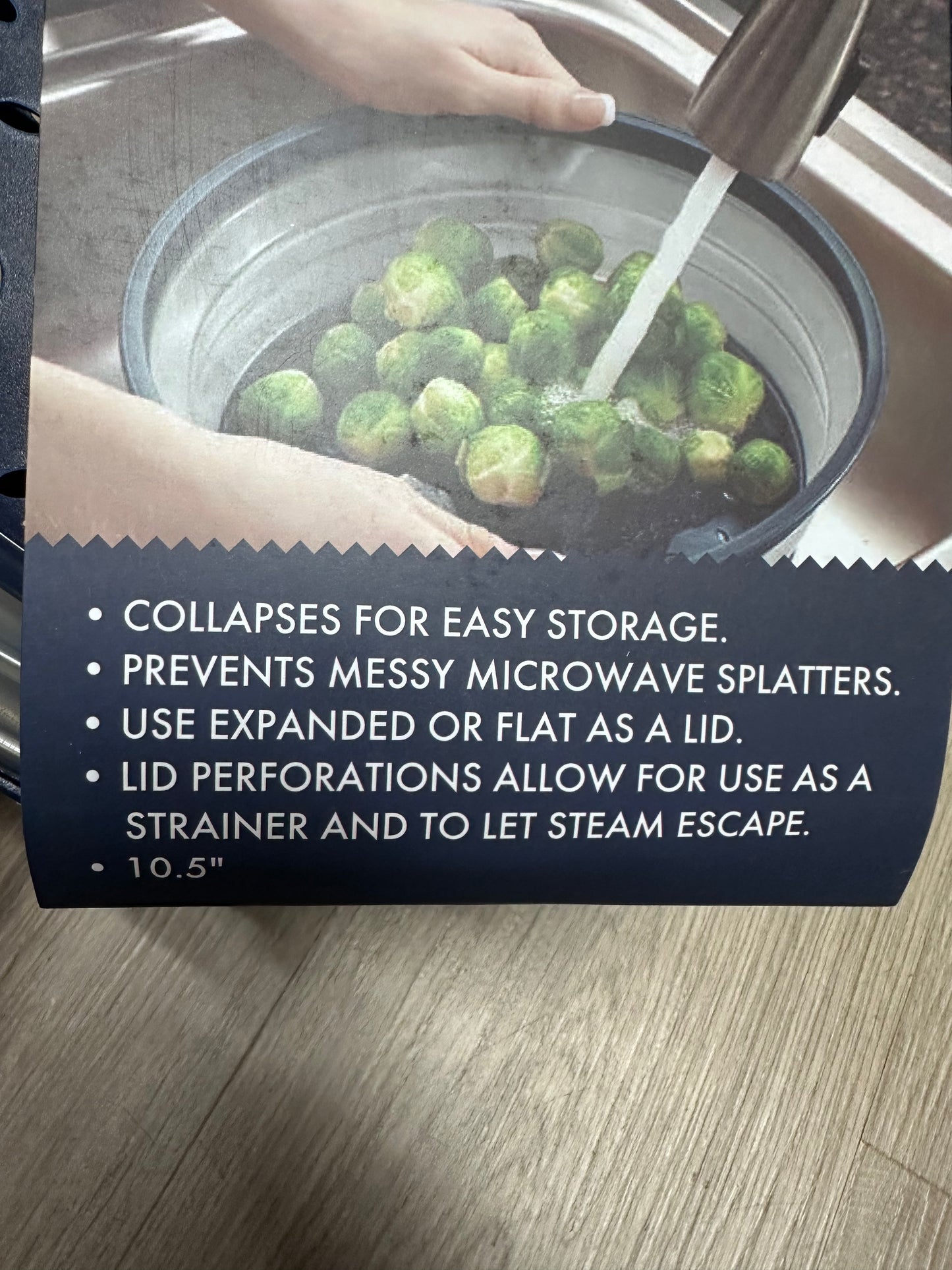 Phantom Chef - Foldable Microwave Covers (They double as strainers) 2 PC )