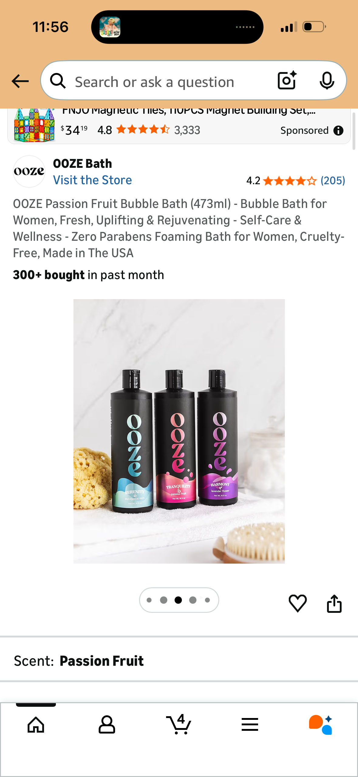 OOZE Eucalyptus Mint Bubble Bath (473ml) - Bubble Bath for Women Relaxing, Clean, Crisp & Refreshing - Self-Care & Wellness - Zero Parabens, Cruelty-Free, Made in The USA