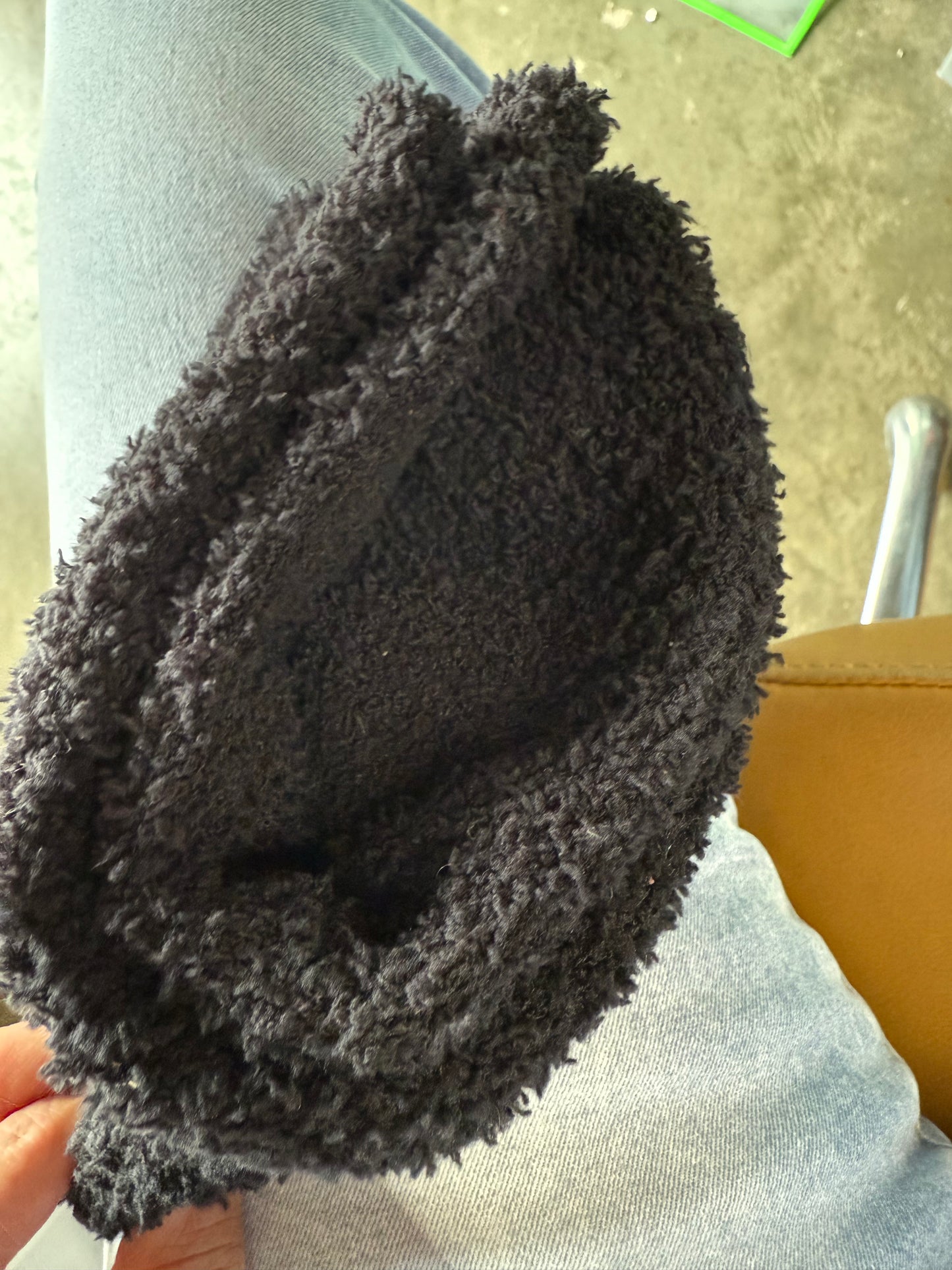 Victoria’s Secret Pink Love Black Crew Socks
