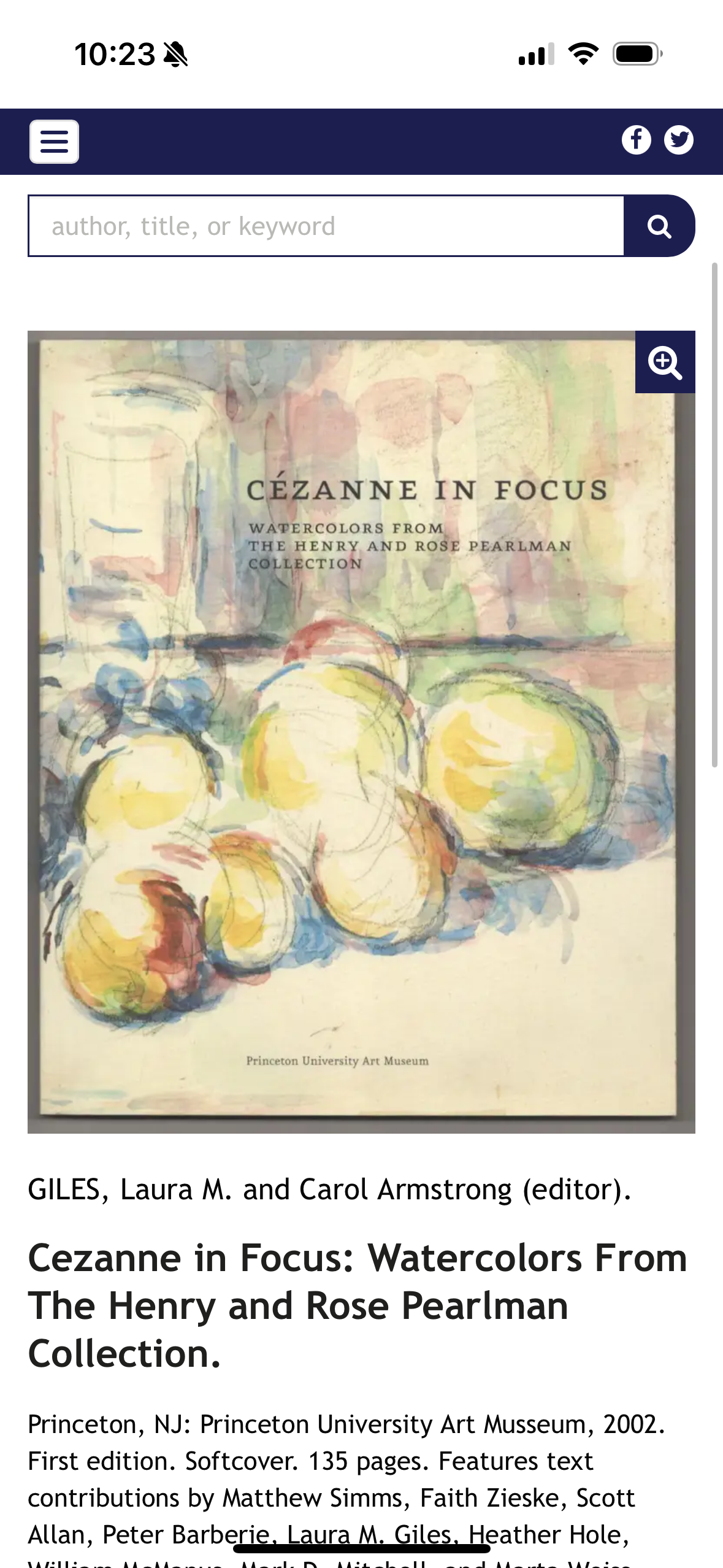 Cezanne in Focus: Watercolors From The Henry and Rose Pearlman Collection - Princeton University Art Museum