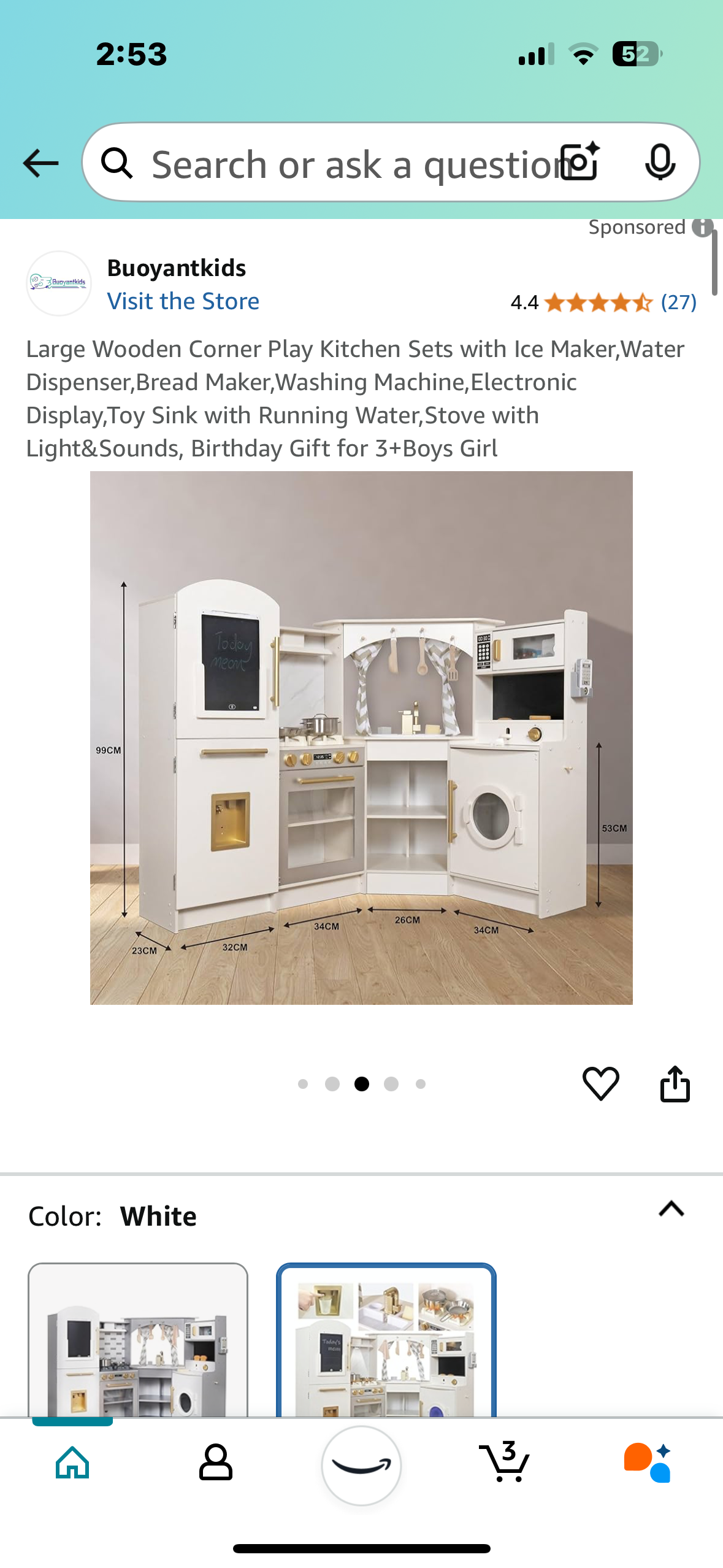 New - Children’s Realistic Kitchen Play Set (R278)