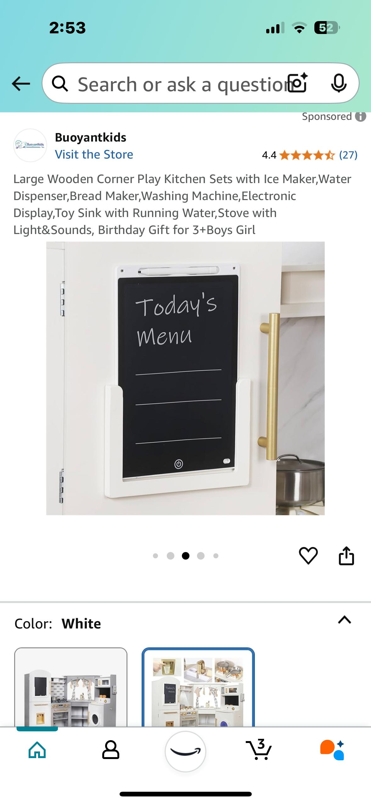New - Children’s Realistic Kitchen Play Set (R278)