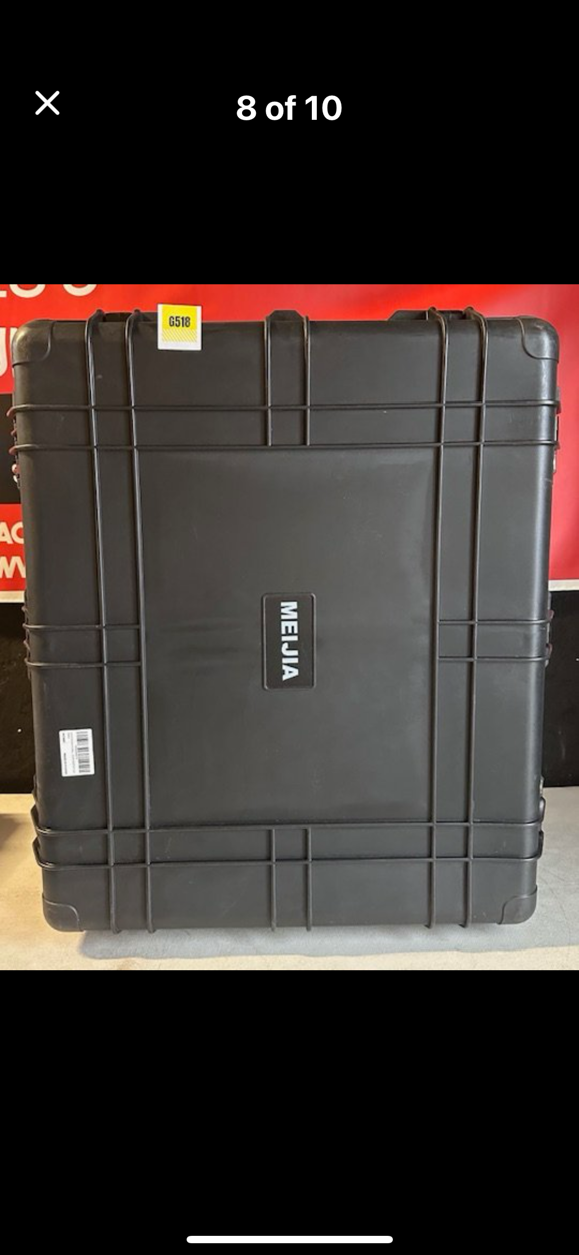 New - MEIJIA Portable Waterproof Protective Case with Customizable Foam approx 33”x28”x18” (G518)