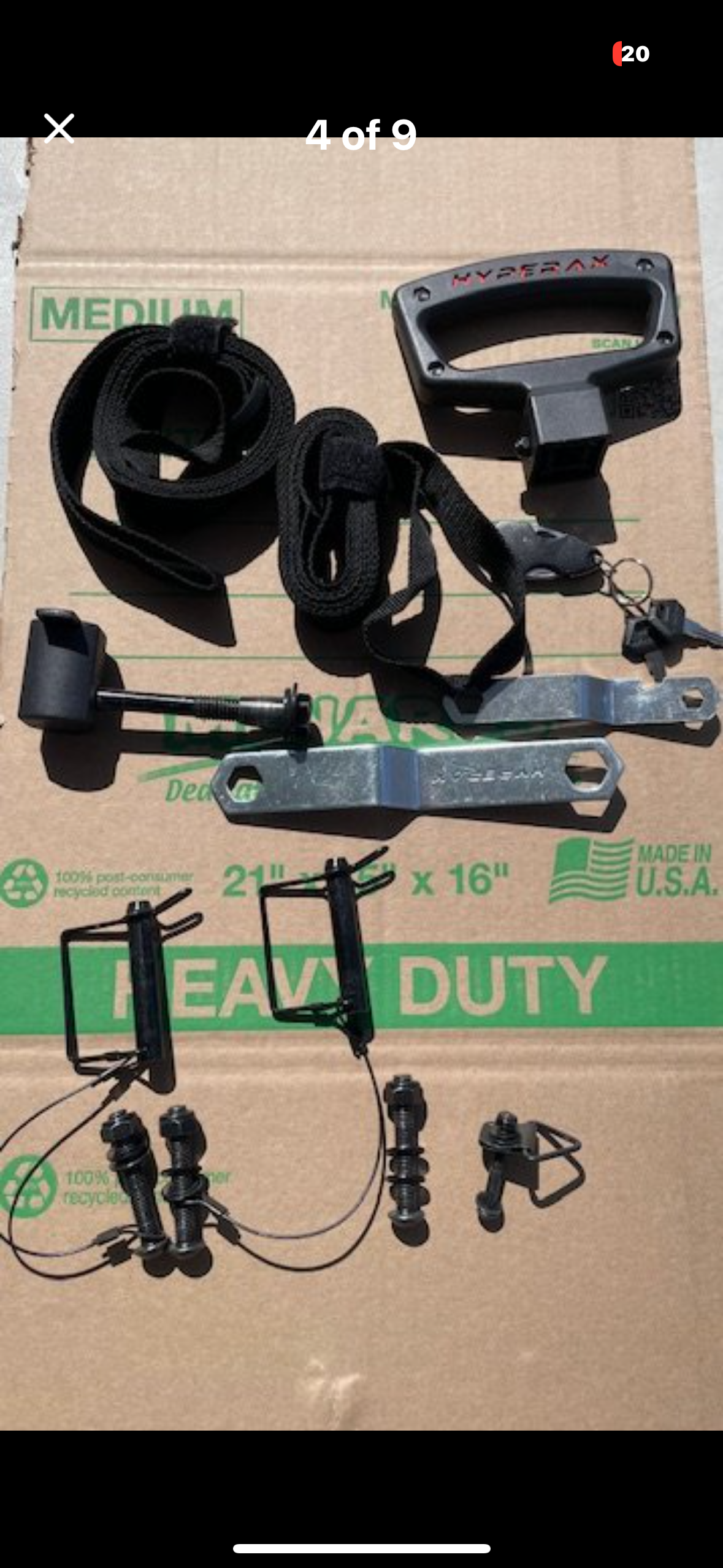 New - HYPERAX 2023 Volt RV Approved Hitch Mounted 2 E Bike Rack Carrier (G321)