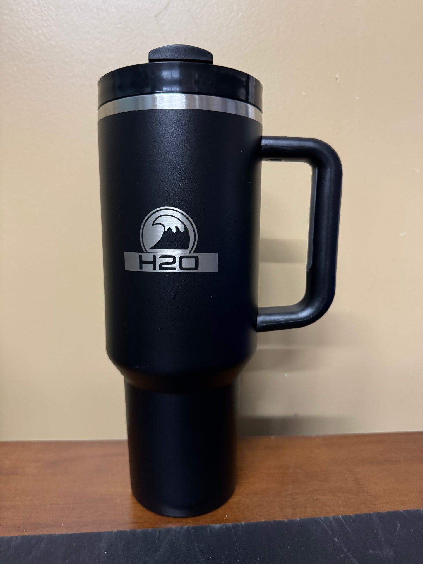 Tumbler 40 oz with Handle and Straw