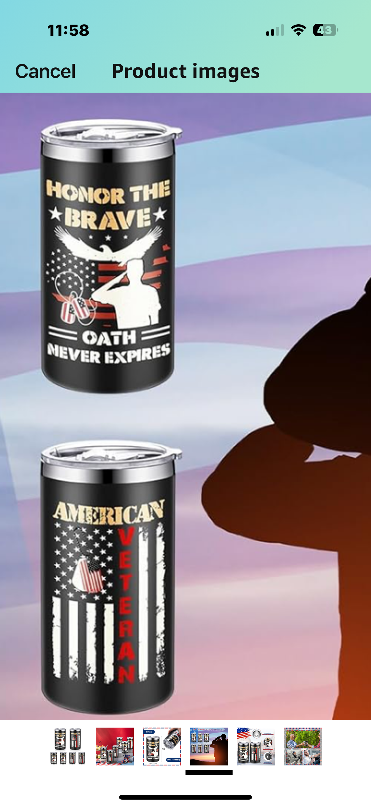 Veterans Gift Patriotic Travel Mugs with Lid 20oz Stainless Steel Insulated American Flag Cup for Army Patriotic Men Veterans Day Memorial Day Retirement Birthday Gifts