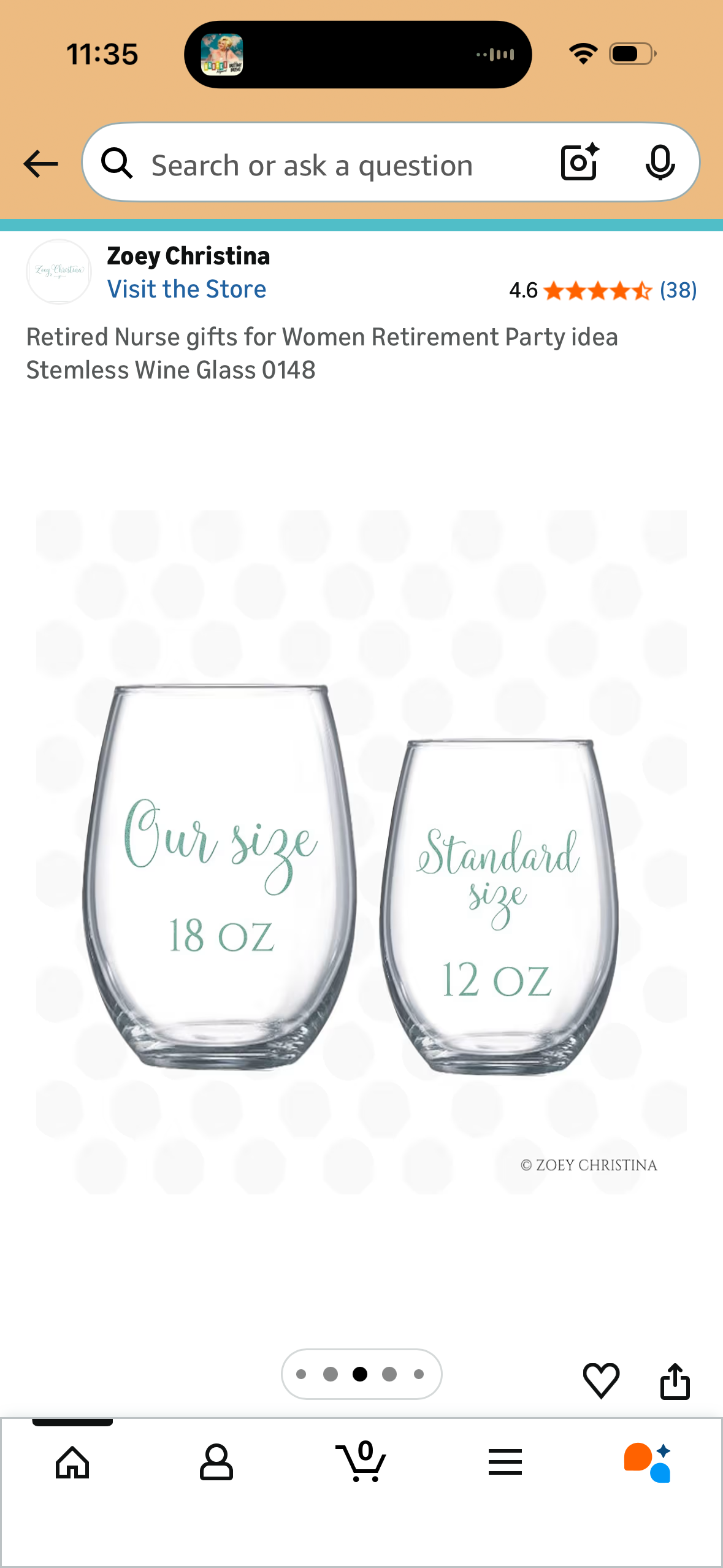 Retired Nurse gifts for Women Retirement Party idea Stemless Wine Glass 0148