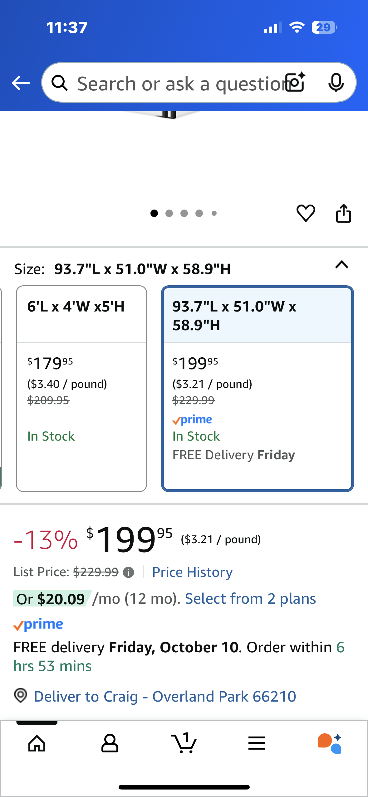 Vagger 7.8x4x4.9FT Outdoor Dog Kennel for Large Dogs,Extra Large Welded Wire Fence Playpen for Outside, Security Door Lock and Panel Connector/UV-Resistant Waterproof Roof Cover (R686)