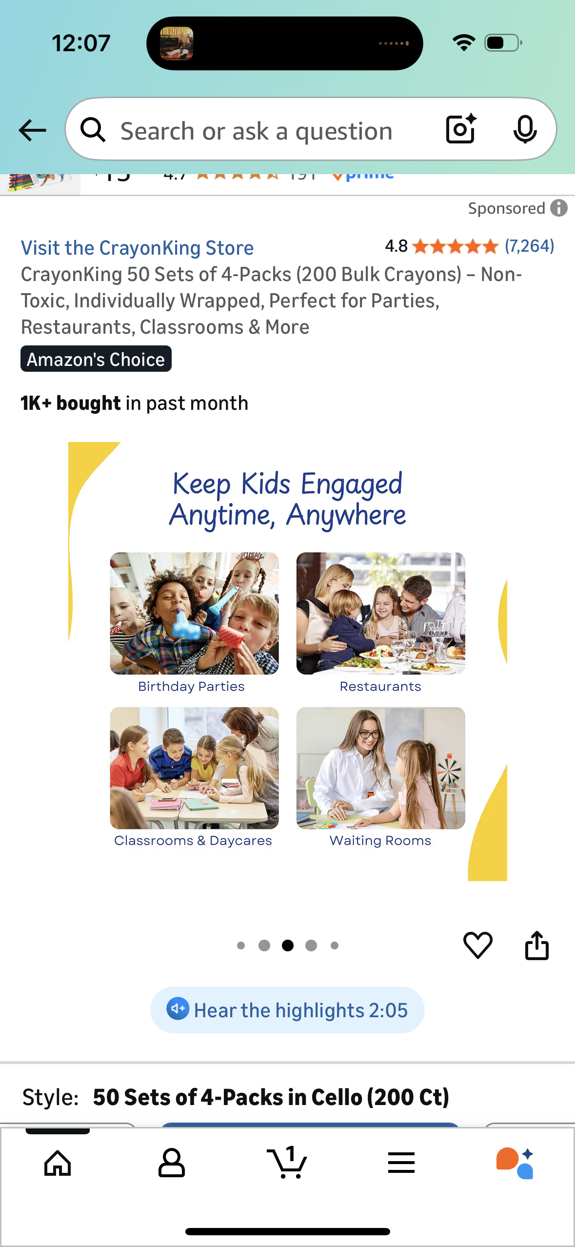 CrayonKing 50 Sets of 4-Packs (200 Bulk Crayons) – Non-Toxic, Individually Wrapped, Perfect for Parties, Restaurants, Classrooms & More