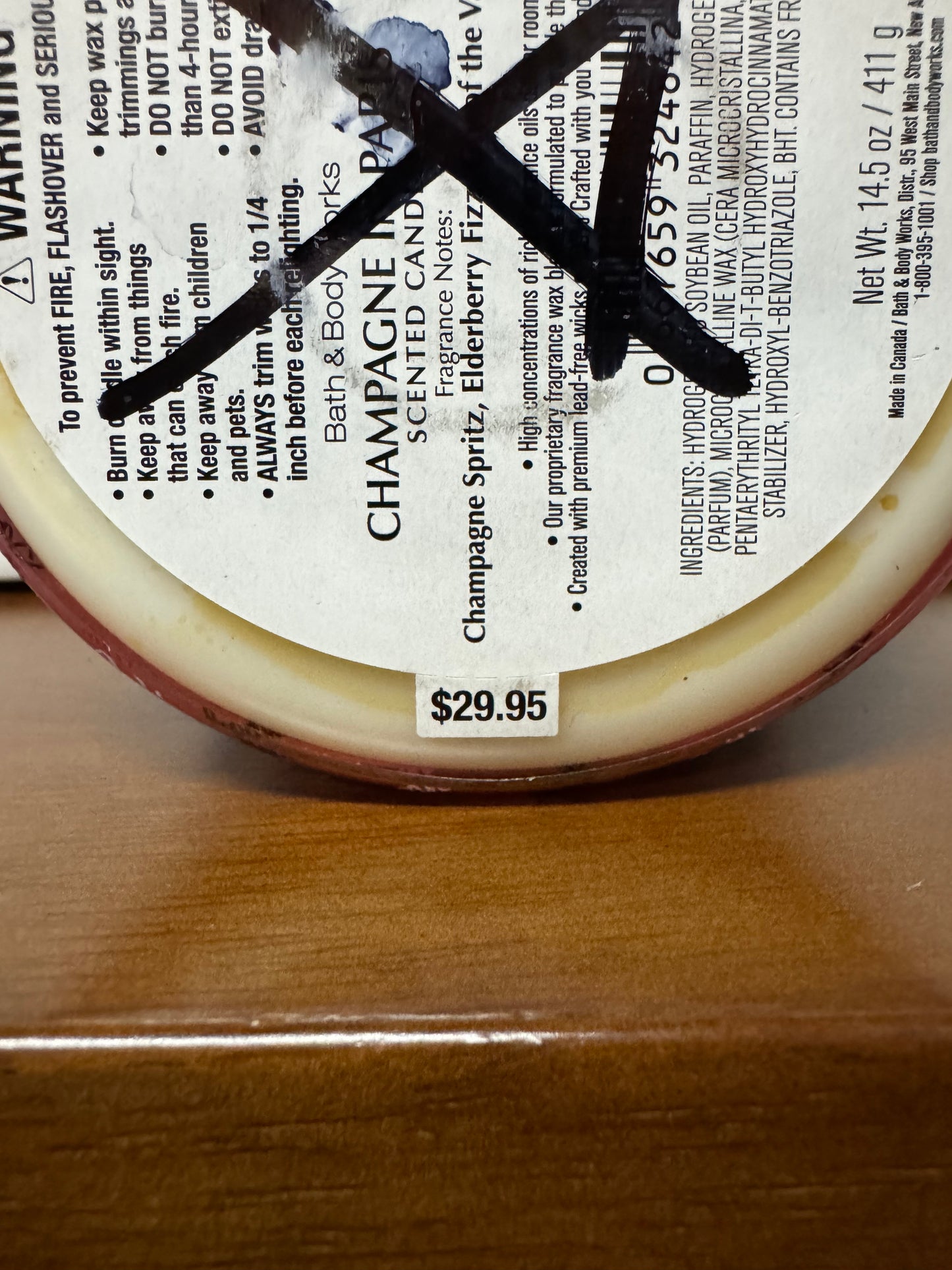 Bath and Body Works - Emily in Paris, Champagne in Paris, 3-Wick Candle