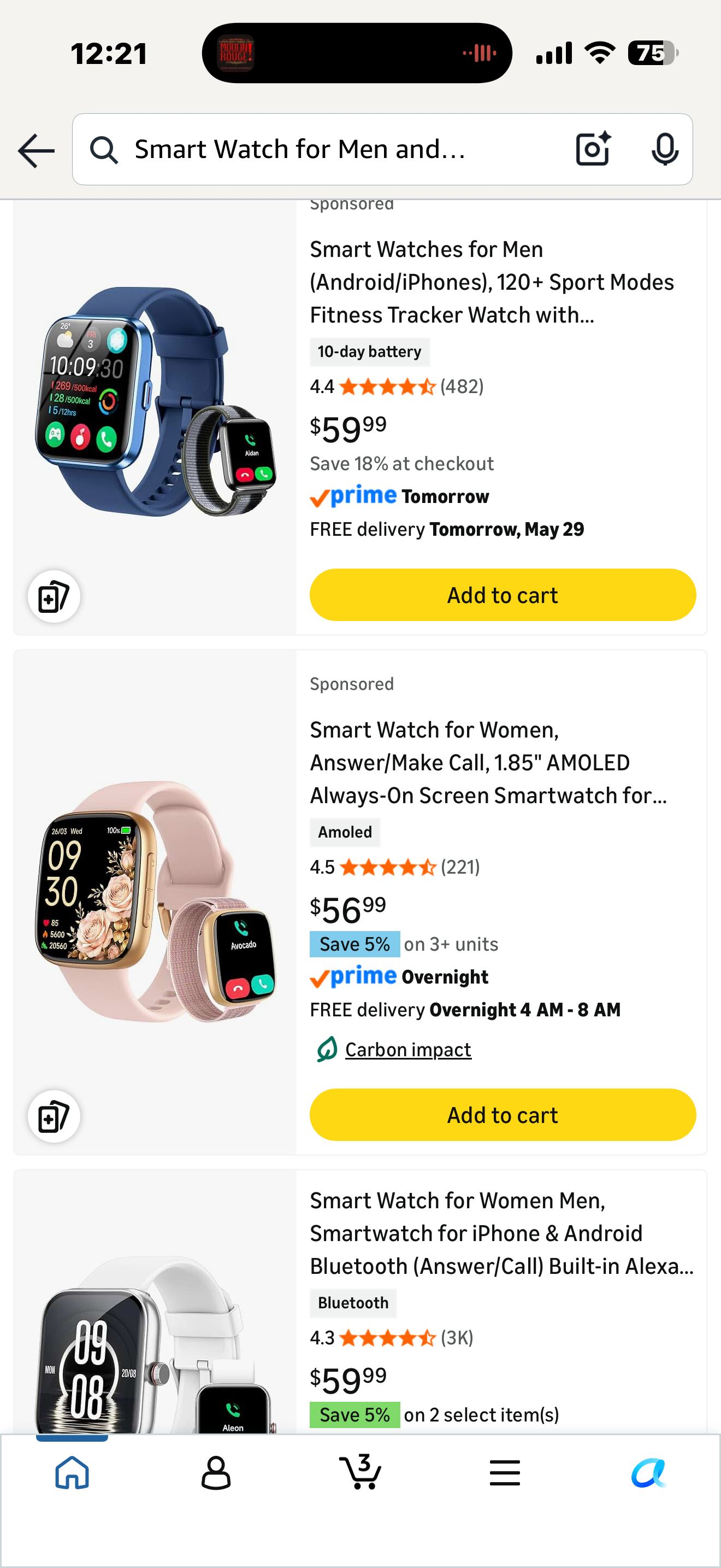 Smart Watch for Men and Women - 1.91" Screen Smart Watches with Heart Rate Monitor,Blood Oxygen,Sleep Tracker,Phone Call,Voice Assistant,Games,Fitness Tracking,Music Control,APP Notifications
