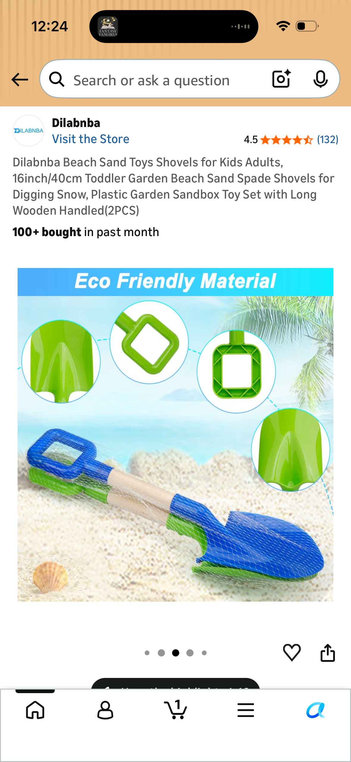 Dilabnba Beach Sand Toys Shovels for Kids Adults, 16inch/40cm Toddler Garden Beach Sand Spade Shovels for Digging Snow, Plastic Garden Sandbox Toy Set with Long Wooden Handled(2PCS)