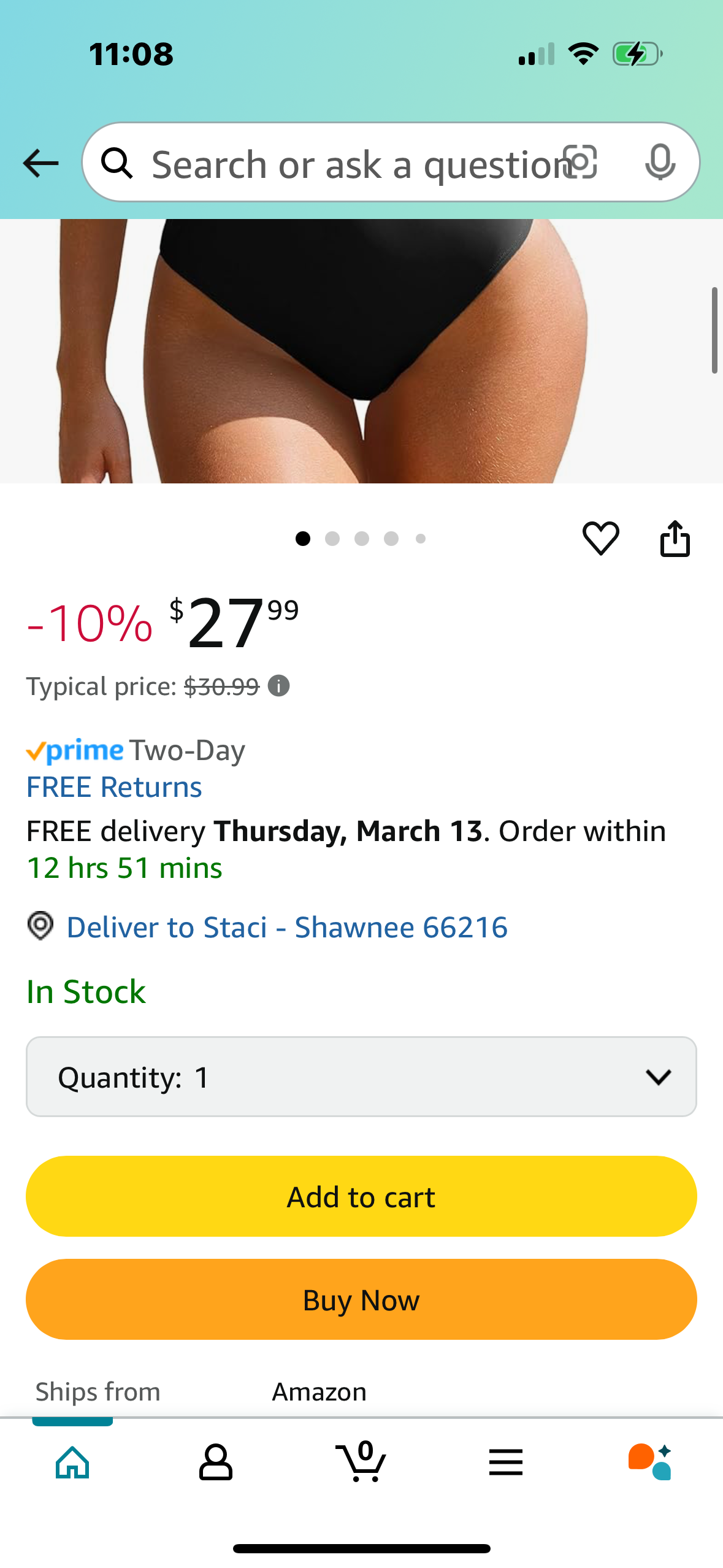 One Piece Swimsuit Women Tummy Control (Size Medium)