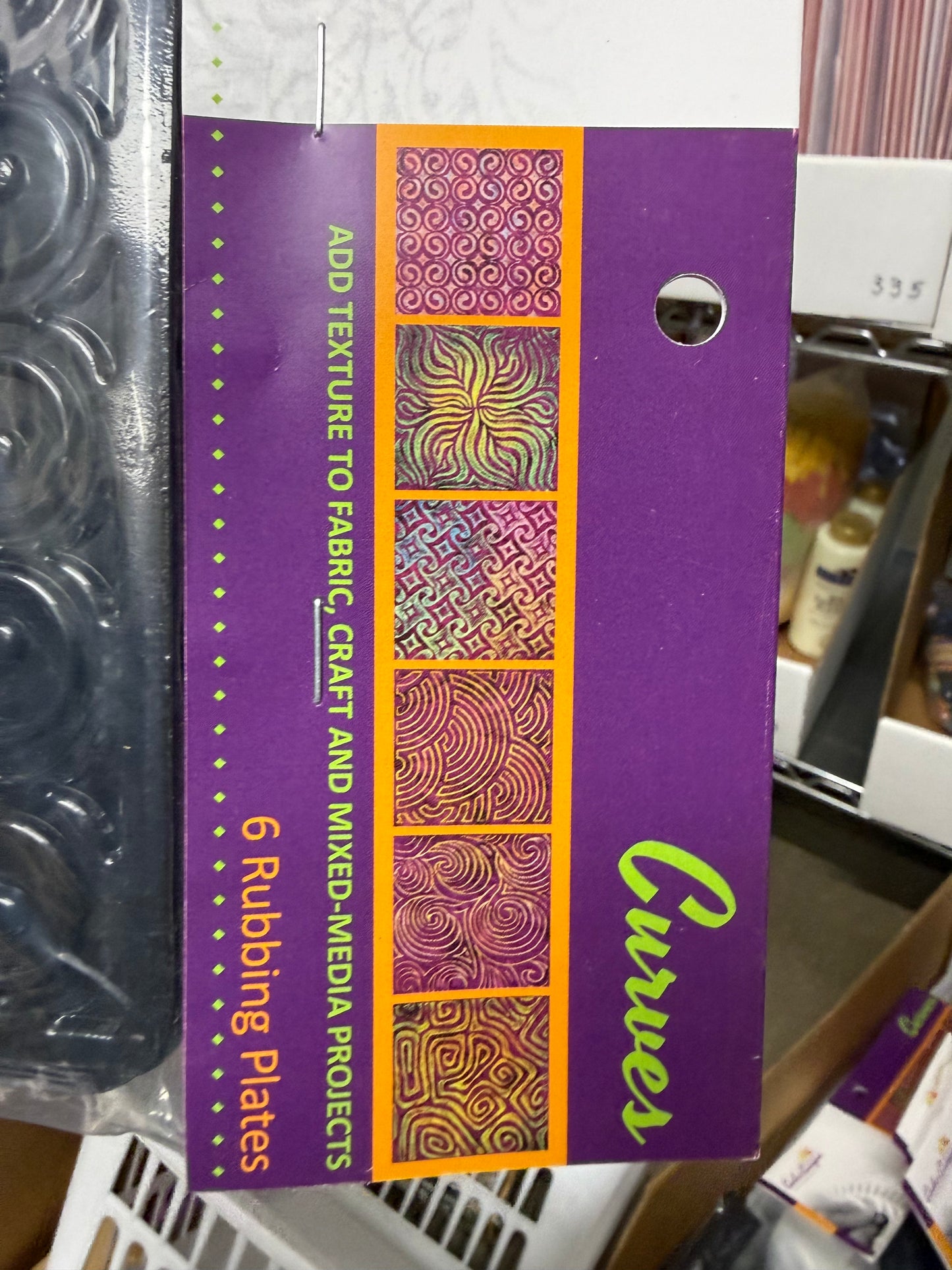 Cedar Canyon Jack Richeson Artist's Paint Sticks Rubbing Plates, 6-Pack