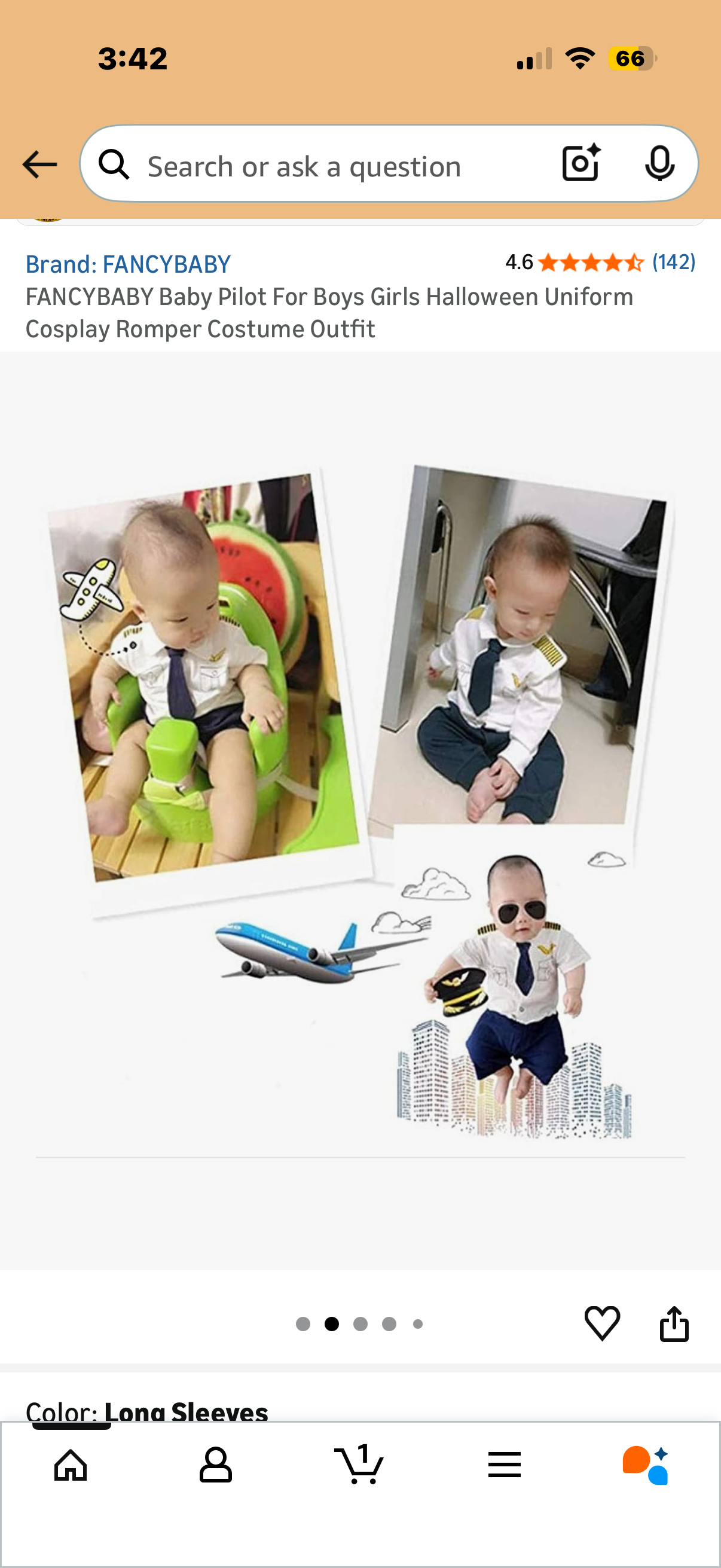 Baby Pilot For Boys Girls Halloween Uniform Cosplay Romper Costume Outfit