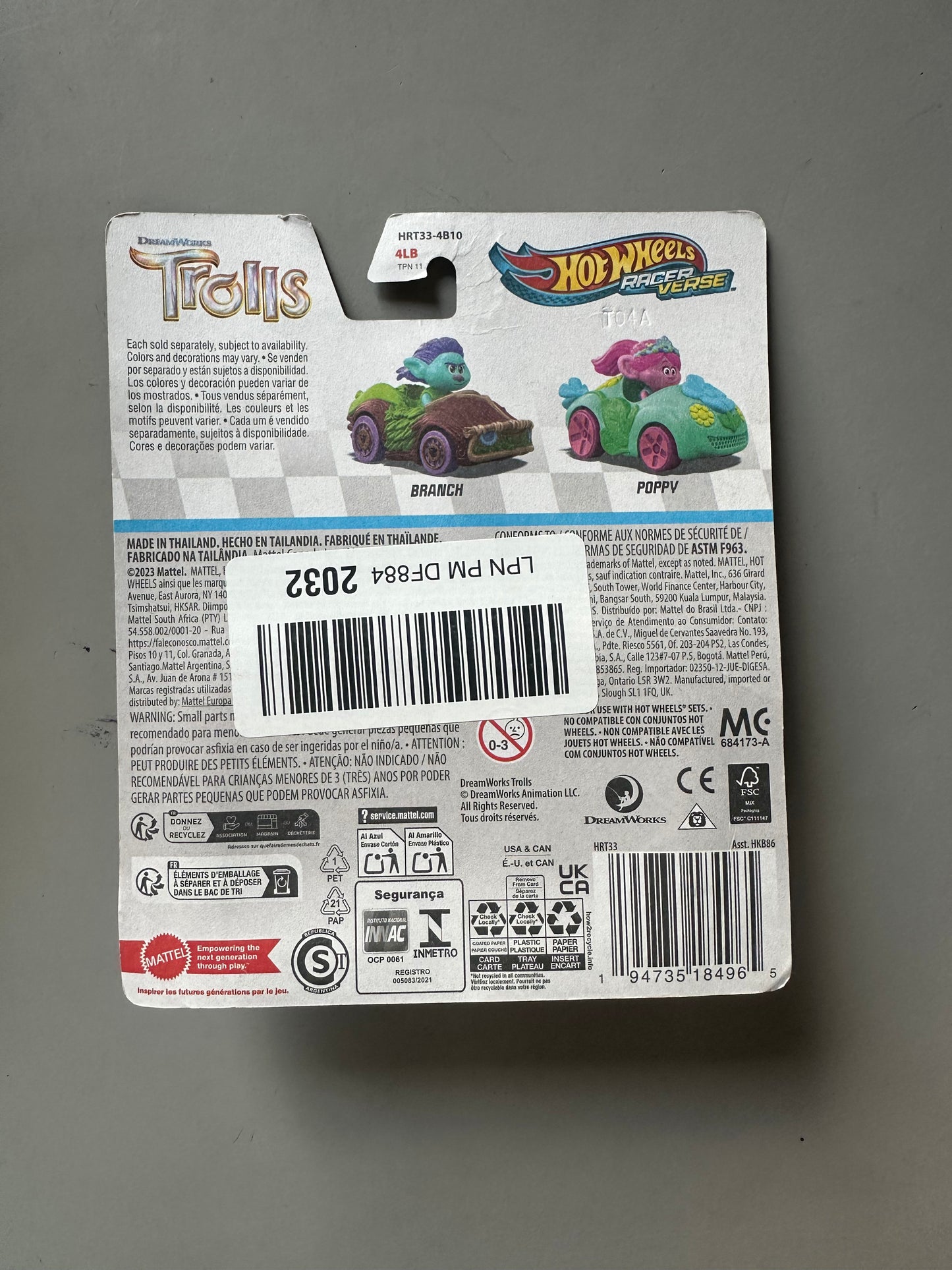 Hot Wheels RacerVerse Vehículo de Juguete Poppy
