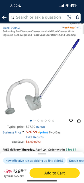 Swimming Pool Vacuum Cleaner