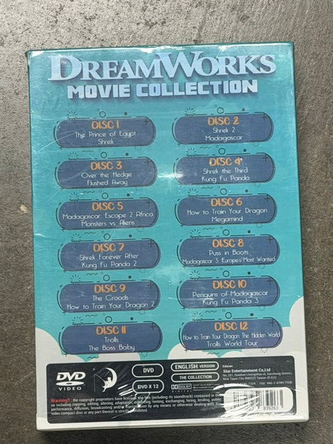 Dreamworks Movie Collection DVD Set