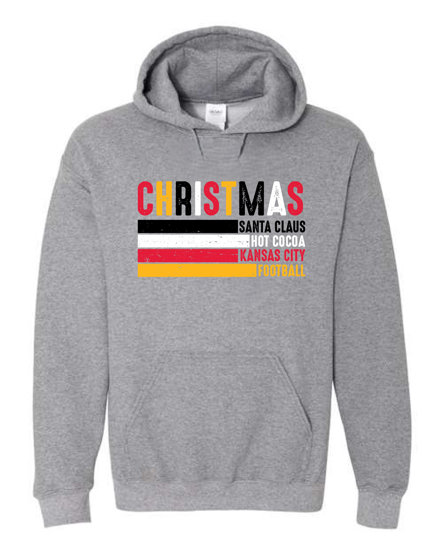 Kansas City Christmas (Crewneck & Hooded Sweatshirts Available, Youth & Adult Sizes)