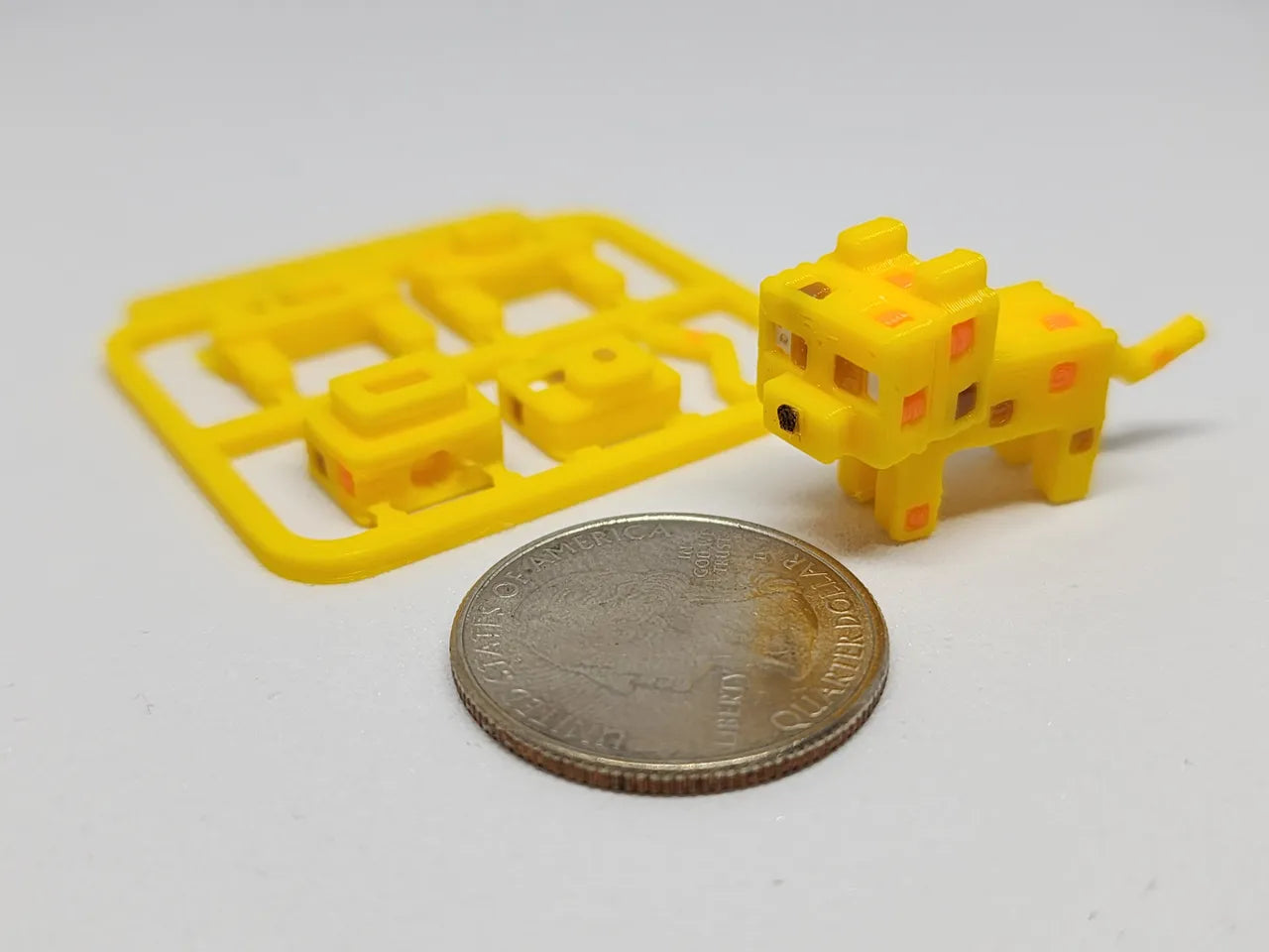 Minecraft Inspired Mini Building Kit Card - Ocelot