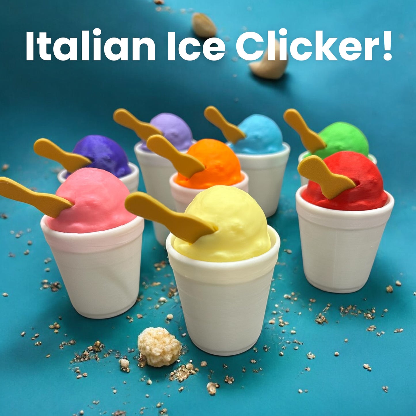 Shaved Italian Ice Clicker Fidget Toy