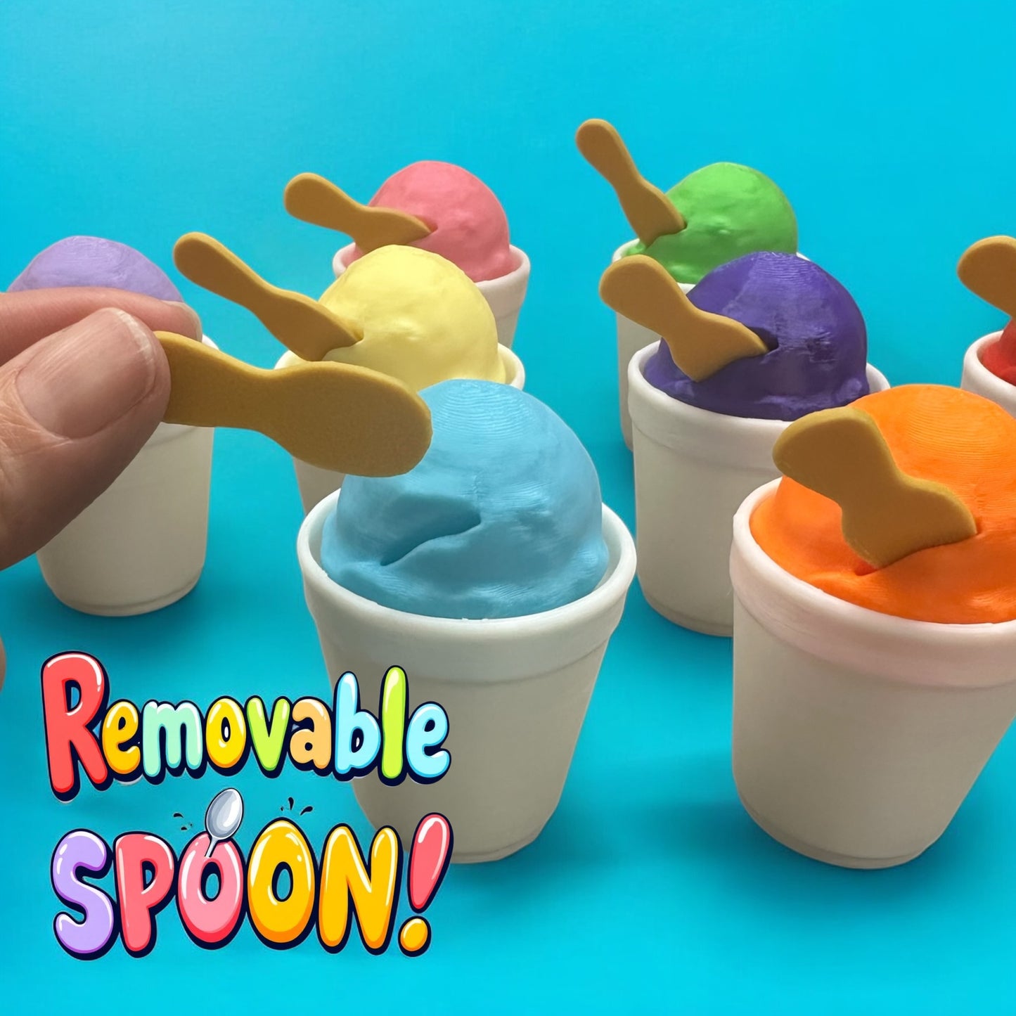 Shaved Italian Ice Clicker Fidget Toy