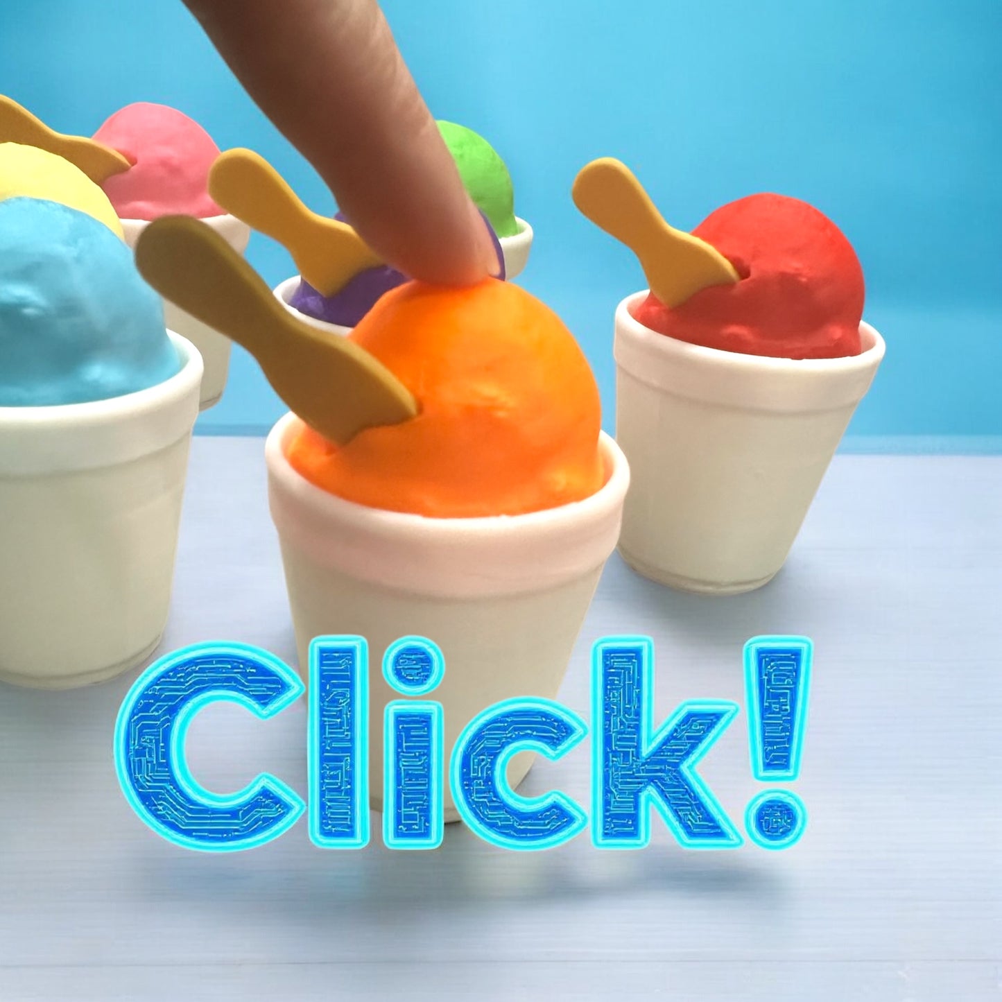 Shaved Italian Ice Clicker Fidget Toy