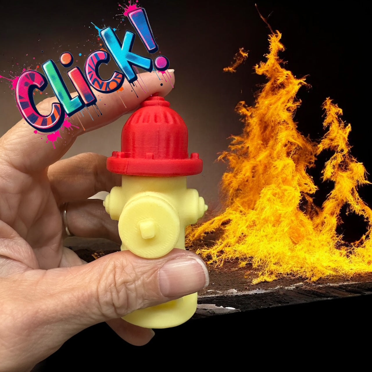 Fire Hydrant Clicker Fidget