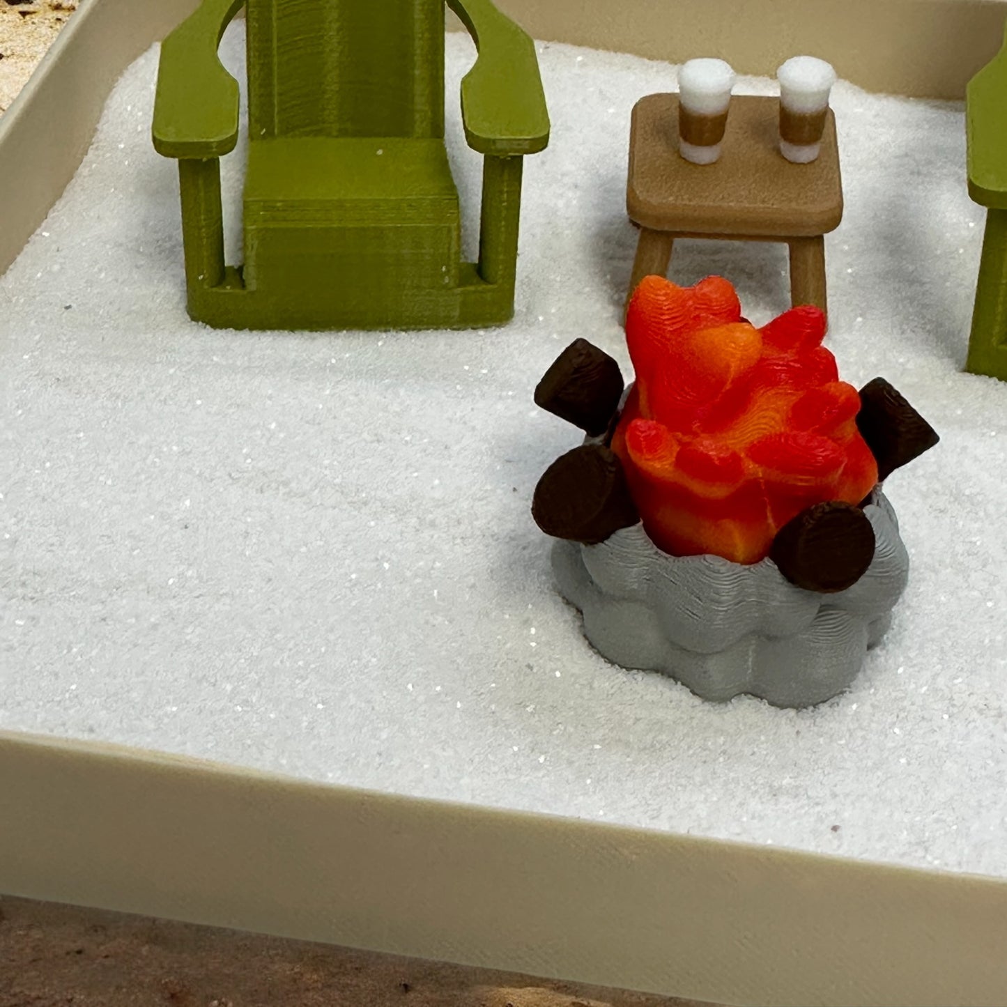 Mini Firepit Zen Garden | Mindful Decor for Home or Office