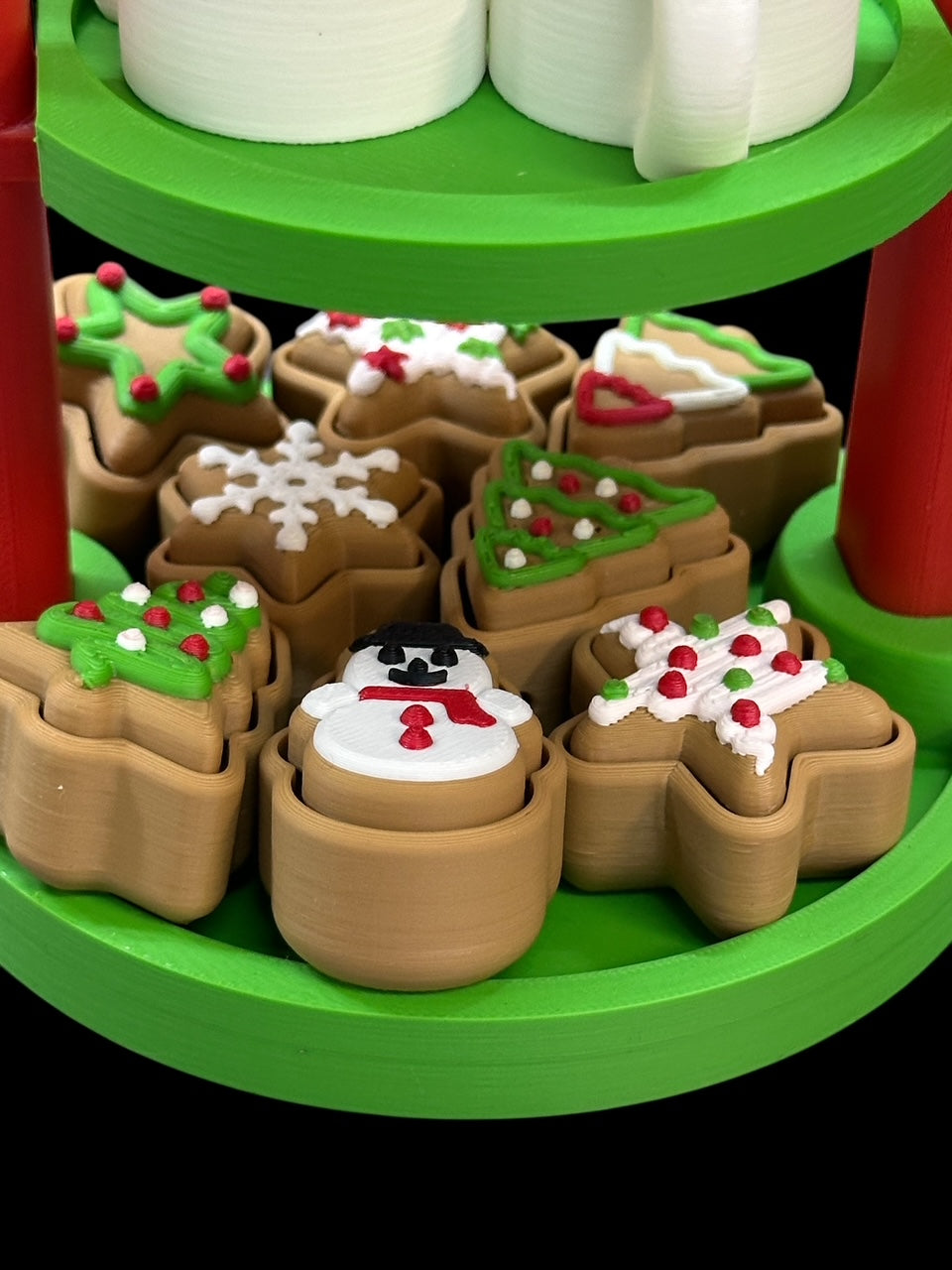 Christmas Cookies & Cocoa Clicker Fidgets (With Or Without Display)