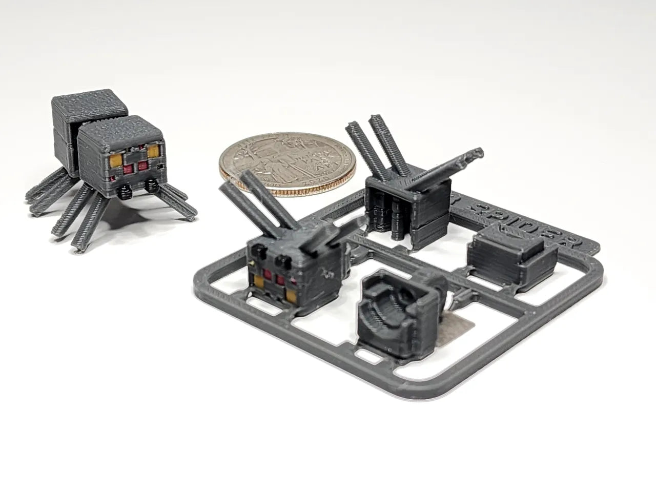 Minecraft Inspired Mini Building Kit Card - Spider