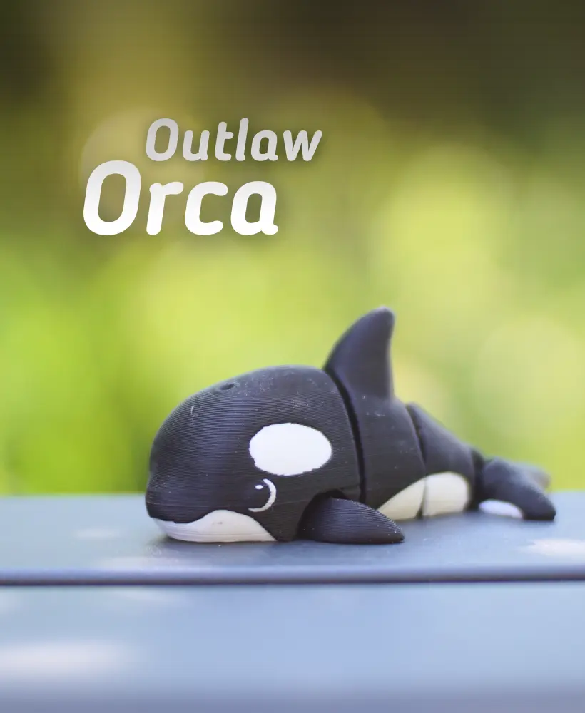 Outlaw Orca Articulating Fidget Toy