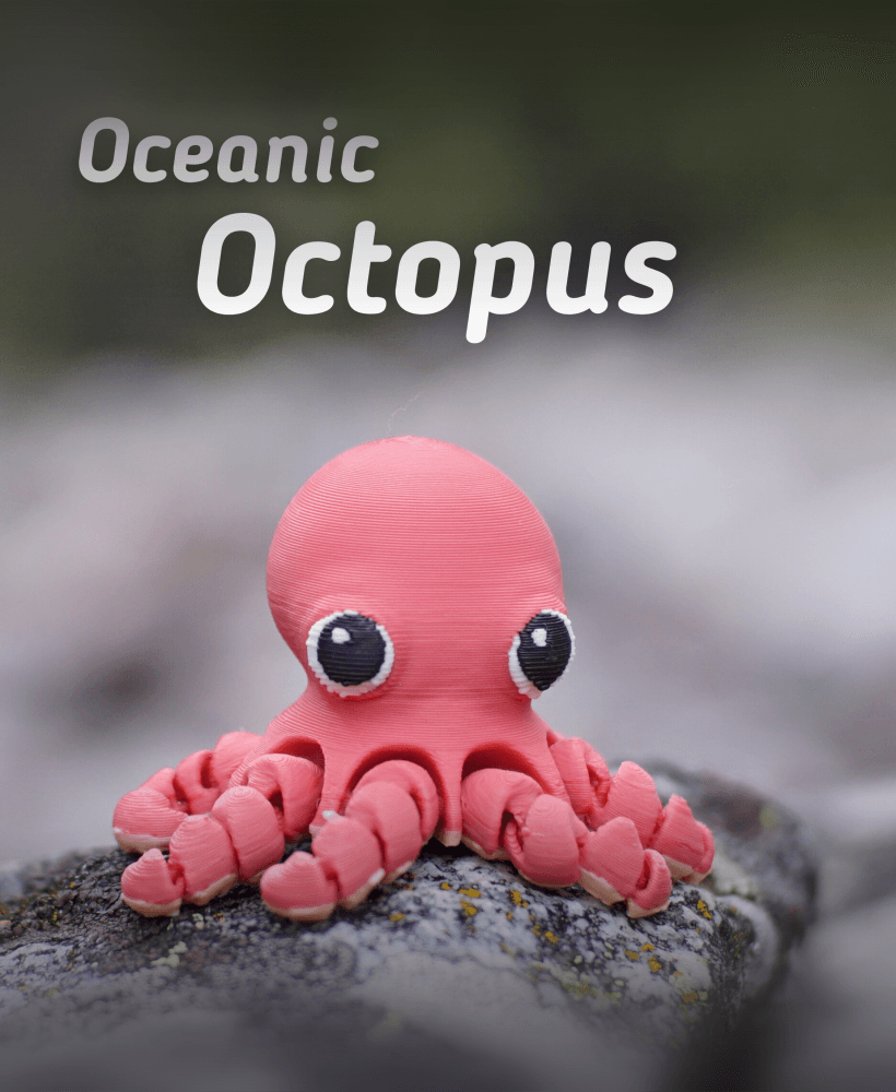 Oceanic Octopus Articulating Fidget Toy