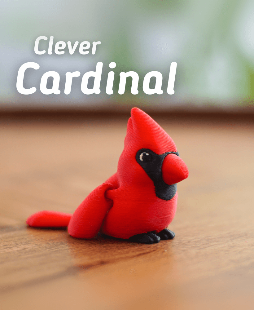 Clever Cardinal Articulating Fidget Toy