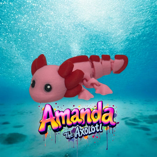 Amanda The Axolotl Fidget Toy