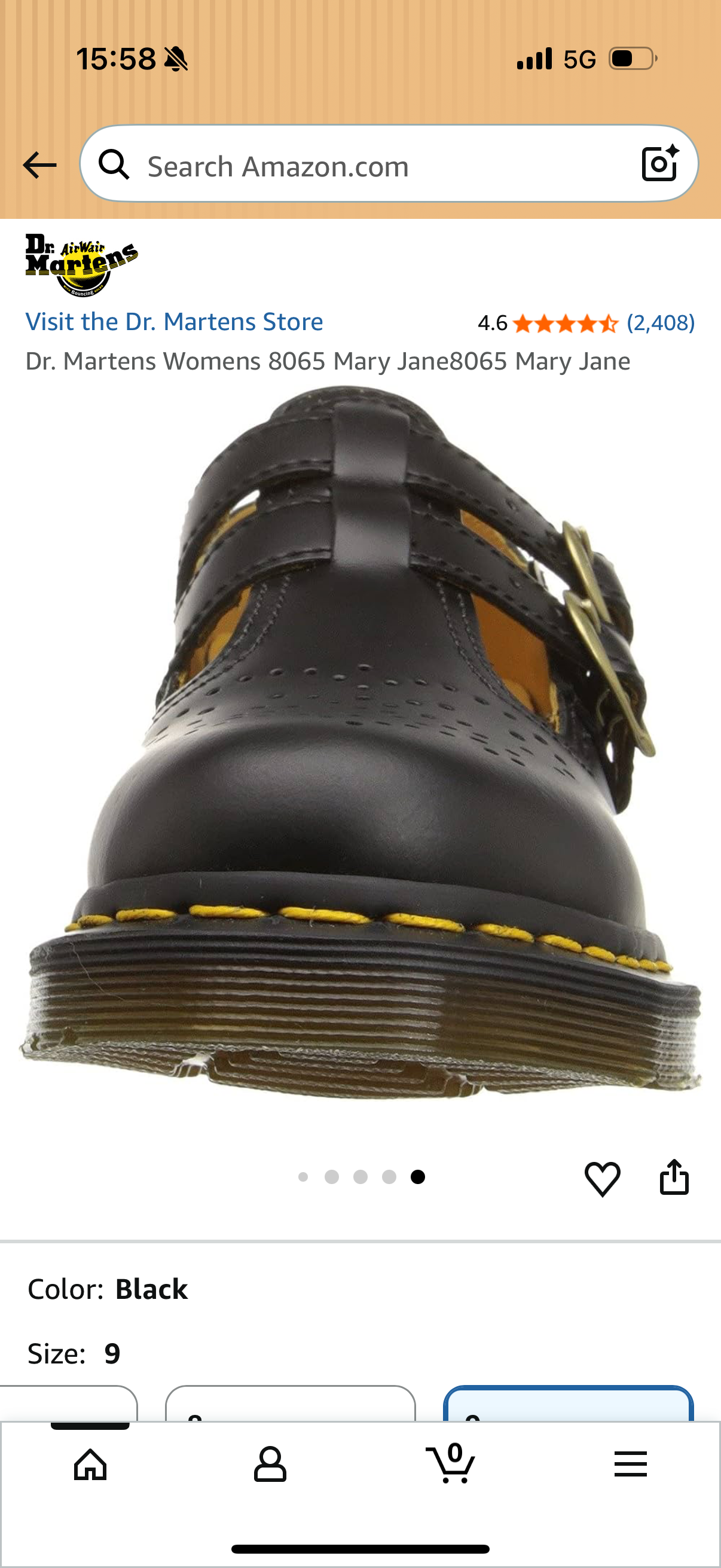 Dr. Martens Womens 8065 Mary Jane Size: 9