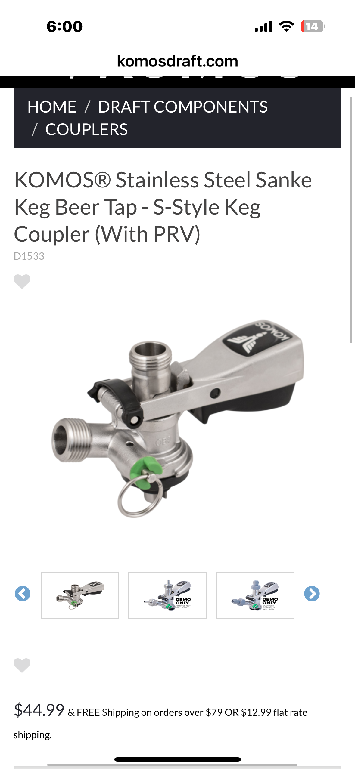 KOMOS Kegerator KG401 (R752)