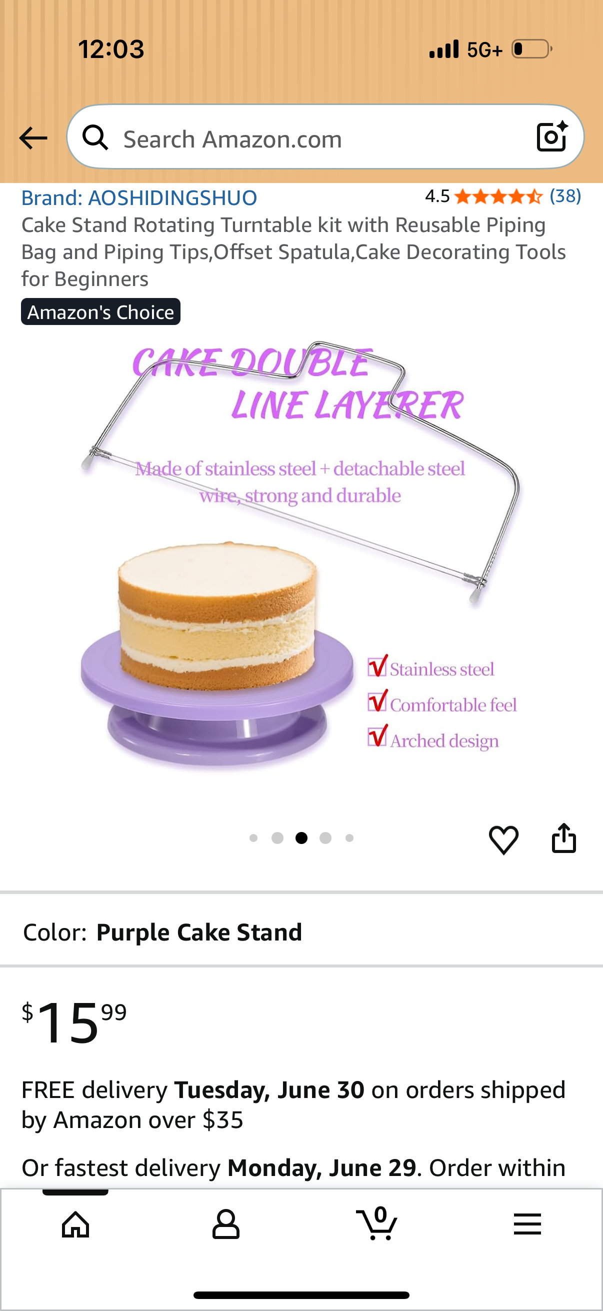Cake Stand Rotating Turntable kit with Reusable Piping Bag and Piping Tips,Offset Spatula,Cake Decorating Tools for Beginners