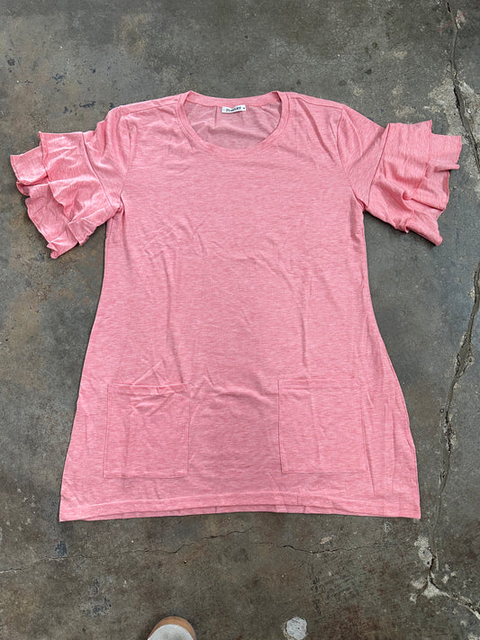 Women’s Ruched Short Sleeve Tee
