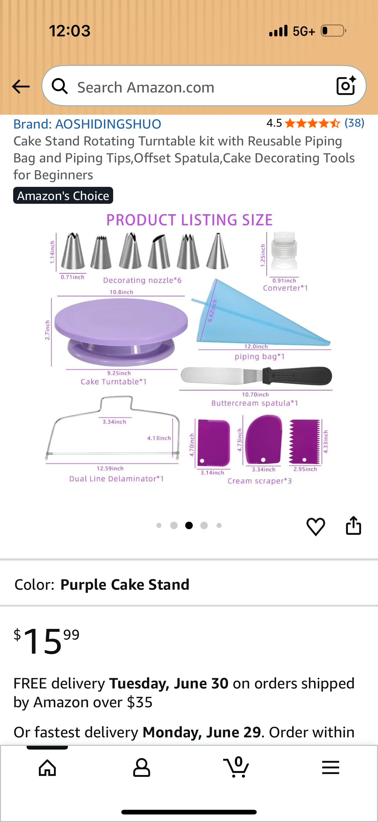 Cake Stand Rotating Turntable kit with Reusable Piping Bag and Piping Tips,Offset Spatula,Cake Decorating Tools for Beginners