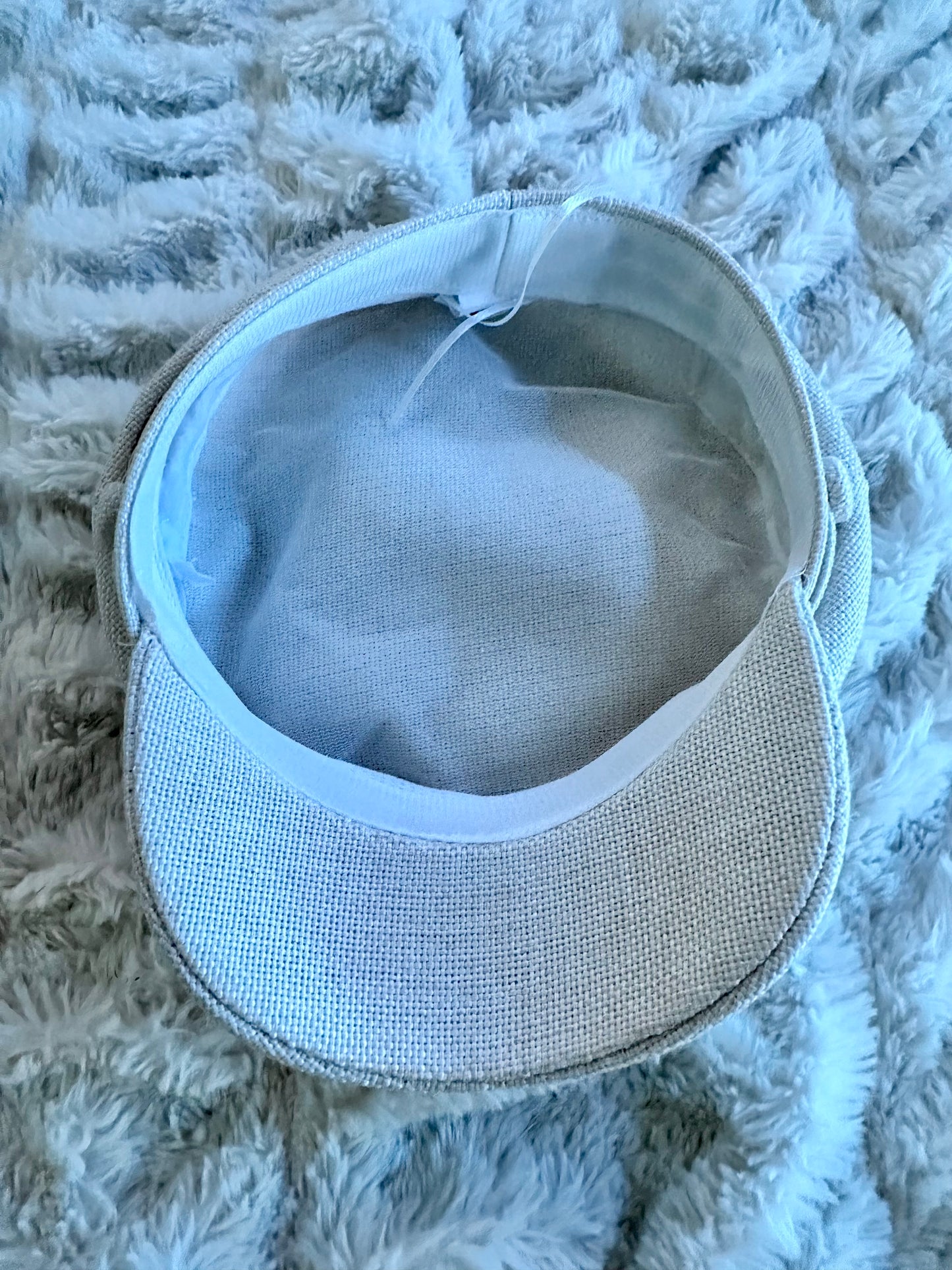 Newsboy/Sailor hat for Women, Beige Visor Hat Adjustable (One Size Fits Most)