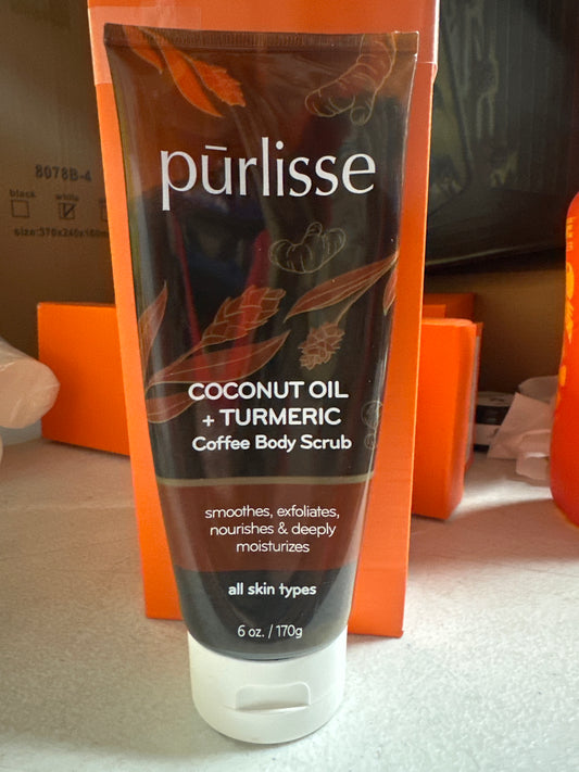 Purlisse Coconut Oil Coffee + Hibiscus Coffee Body Scrub