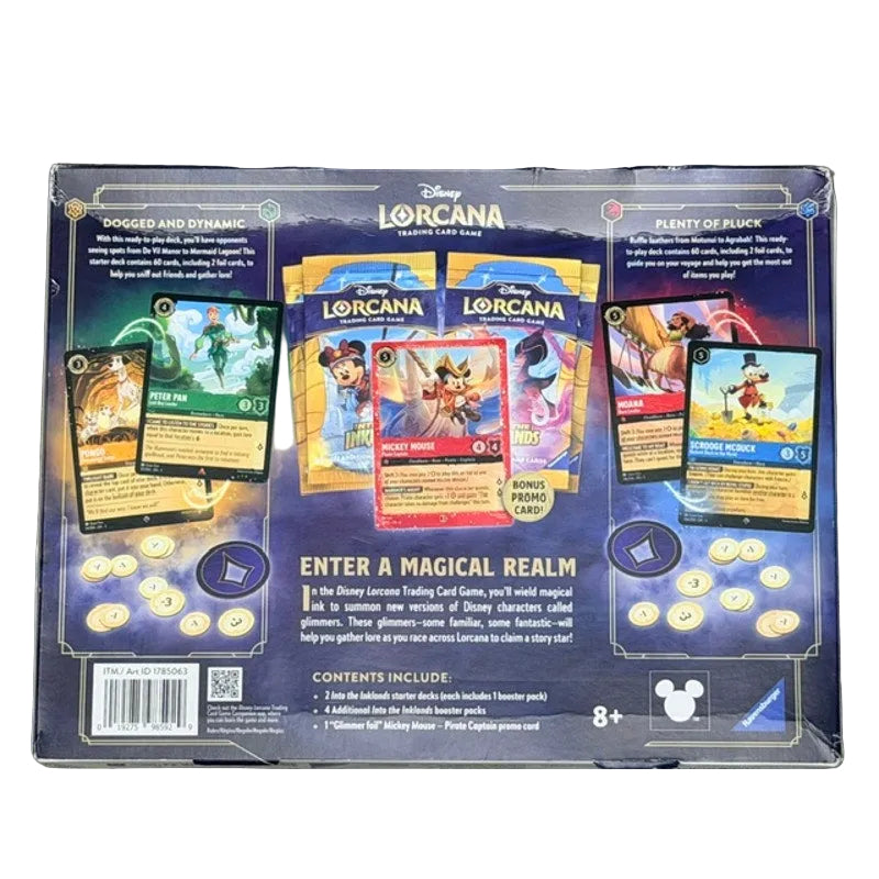 Disney Lorcana Trading Card Game, Includes 2 Ready-to-Play Decks