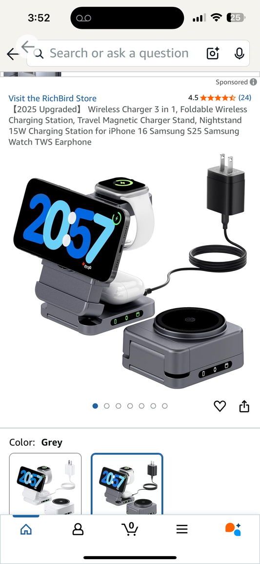Wireless Charger 3-In-1