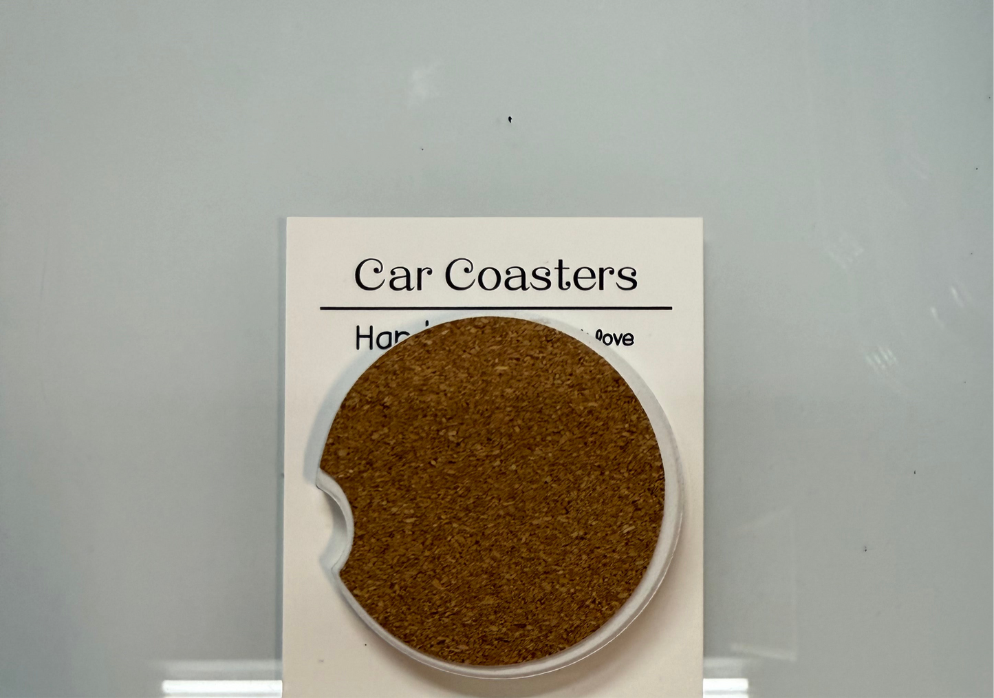 The Life of a Book Girl Car Coaster in Gift Bag