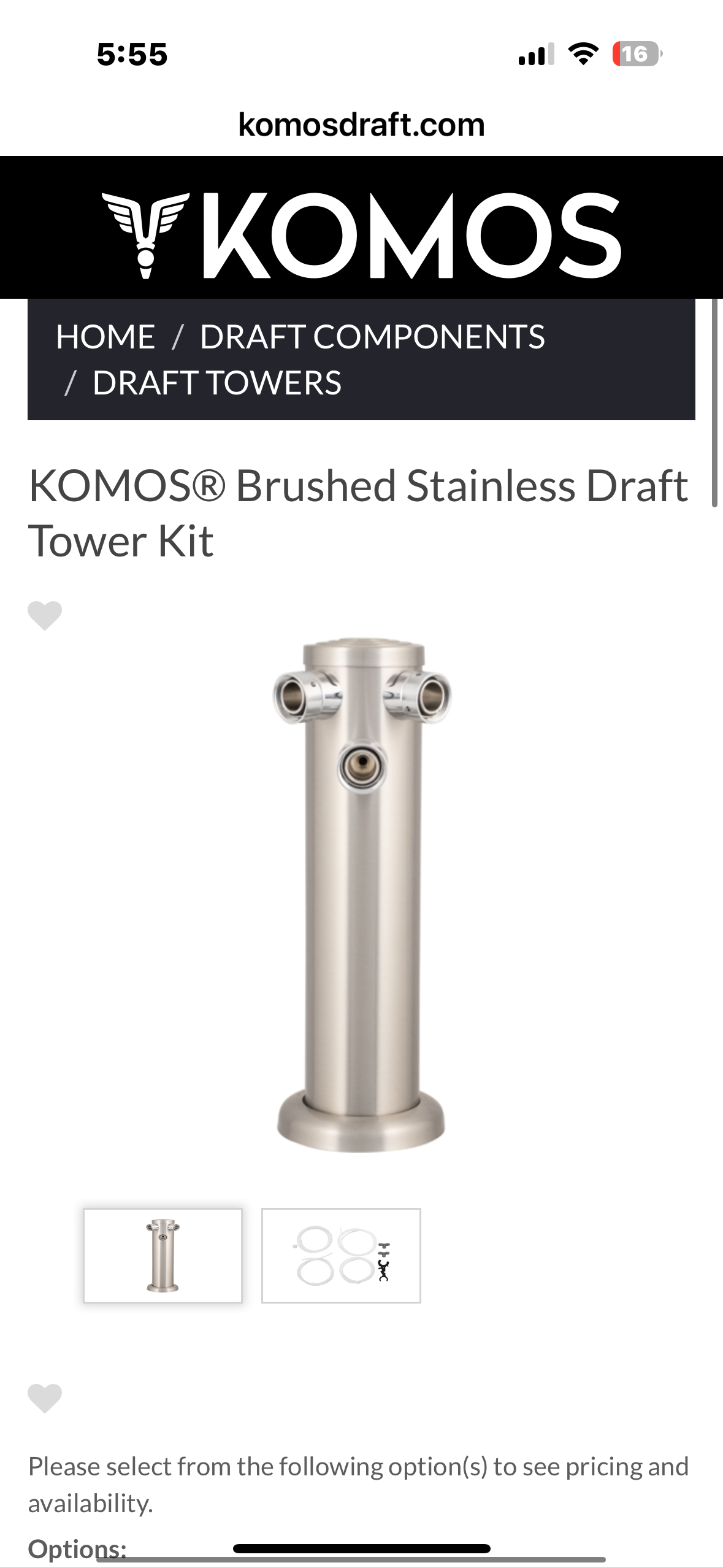 KOMOS Kegerator KG401 (R752)